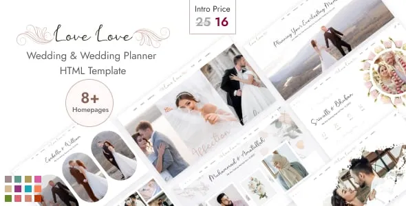 Love - Wedding & Wedding Planner HTML5 Template